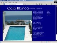 Casa Blanca holiday home in south africa